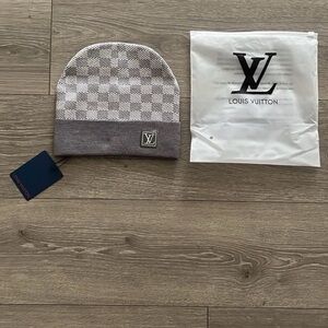 Louis Vuitton Checkered Knit Hat